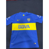 Camiseta De Boca Juniors, Usada En Partido Temp. 2015/2016
