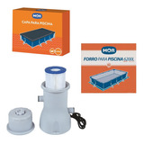 Kit Capa Forro Filtro 3.600l/h Para Piscina Premium 6200 L