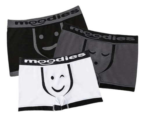 3pzs Calzoncillos Boxers Expresión Divertida Hombre Shorts