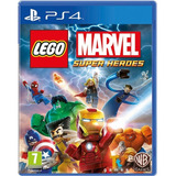 Jogo Ps4 Lego Marvel Super Heroes Game Mídia Física