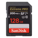 Memoria Sd 128gb Sandisk Extreme Pro U3 V30 10 4k 170mb/s