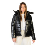 Campera Niza Metalizada Abrigada E Impermeable