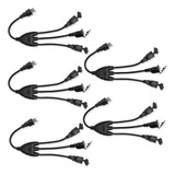 5 Pack Divisor De Cable De Extension 1 A 3 Iron Forge 1.5ft