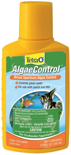Antialgas Tetra Algaecontrol Alguicida Plantas Acuario 100ml