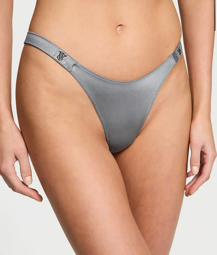 Tanga Tiras Con Brillos Logo Piedras Sexi Victorias Secret
