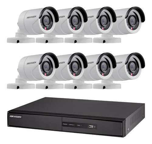 Kit Seguridad Hikvision 16 + 8 Camaras Vigilancia M3k Cctv 