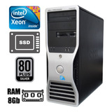 Computador Xeon Ssd+hd Fonte 80plus Dell Pc Servidor