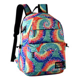 Mochila Now United Tie Dye Escolar Grande Para Notebook