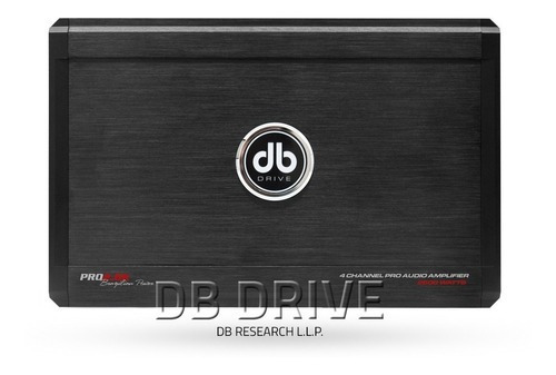 Amplificador Para Db Drive Pro Pro2.6k Clase Ab Con 4 Canales