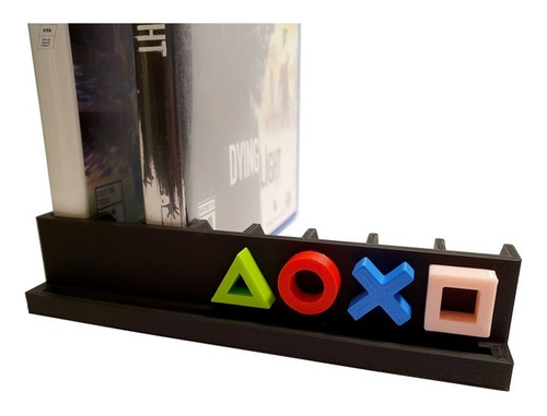 Soporte Organizador Para 8 Cajas Dvd Bd Bluray Juegos Playstation Ps4 Ps3 Xbox Gamer 3d - Excelente Calidad!
