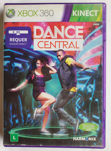 Jogo Dance Central Original Xbox 360 Midia Fisica Cd