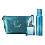 Perfume Mujer Ciel 50ml + Desodorante + Bolso Porta Cosmetic