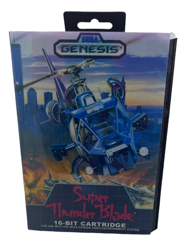 Super Thunder Blade Cartucho Original Japonês Do Mega Drive