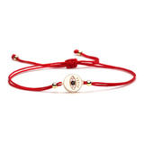 Pulsera Roja Protección Con Dije De Ojo Turco