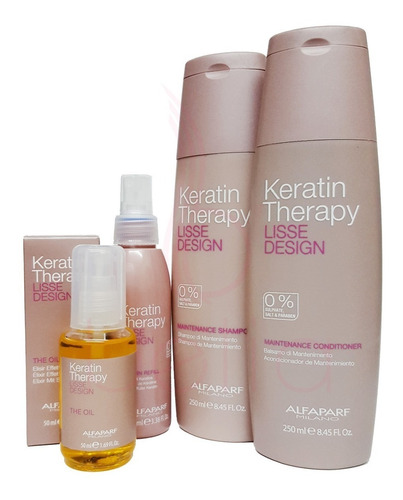 Kit Lisse Design Keratin Therapy Libre De Sulfatos Alfaparf