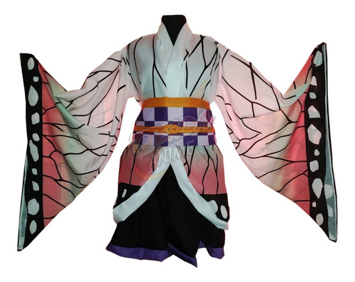 Kimono Kocho Shinobu - Demon Slayer Para Cosplay