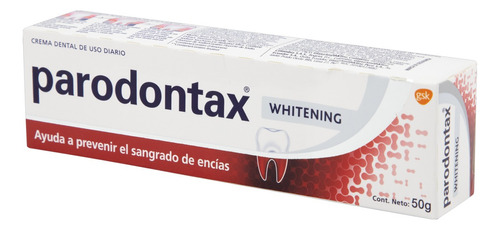 Pasta De Dentes Parodontax Whitening  Em Creme  Sem Glúten 50 G