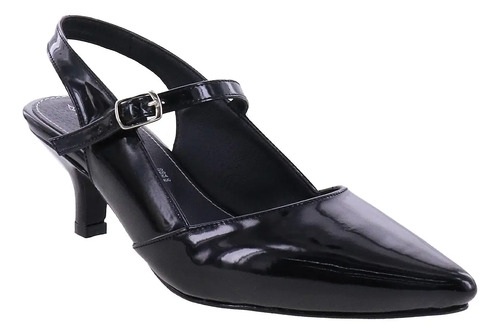 Zapatillas De Tacón Estilo Kitten Punta Picuda Erez