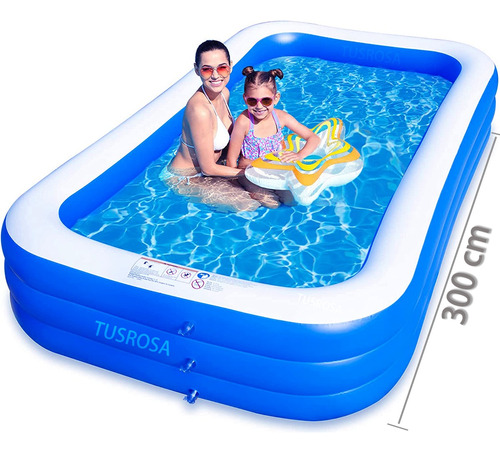 Alberca Inflable Grandes Piscinas Rectangular 300cm