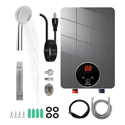 Calentador De Agua Paso Electricos Boiler Instantaneo 4500w Lstar Ducha Compresas Aseo Pare Baño Cocina | Envío gratis