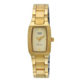 Reloj Casio Ltp-1165n-9c Para Dama Dorado Elegante