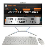 Computador All In One Completo Core I7 3.4ghz 16gb Ssd 1tb