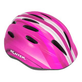 Capacete De Ciclismo Rontek Rt-06 Led Infantil Rosa