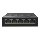 Switch Gigabit De Mesa Tp-link Ls1005g Com 5 Portas Preto