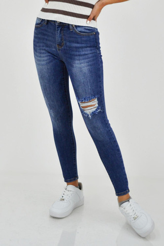 Jeans Skinny Con Strech Balam /juvenil, 6423 (medio)