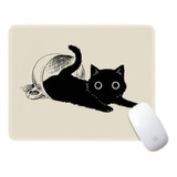 Mouse Pad Gatito Cute Cat Escritorio Antideslizante 26cm 