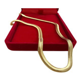 Cordão Gargantilha Corrente 40cm Banhado Ouro 18k Feminina