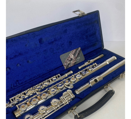 Flauta Transversal Armstrong 303 Bocal Prata + Flautim U S A