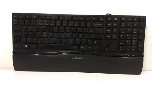 Teclado Megaware Usb Abnt2 Ç Computador Pc Usado Lj1 Ok