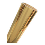 Vinil Oro Espejo Corte Adhesivo Metálico Dorado 2 M X 61 Cm