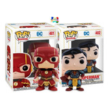 Superman Flash Imperial Traje Armadura Funko Pop Dc Cf