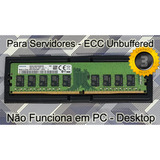 Memoria Samsung 16gb Pc4-2400t Ecc-u Para Server Dell Hp Ibm