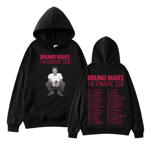 Sudadera Con Capucha Bruno Mars The Romantic Tour 2026 Para