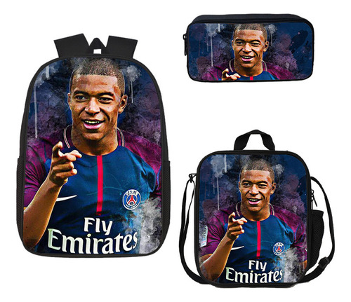 Nueva Bolsa Mbappe De Tres Piezas De Nylon De Alta Calidad A