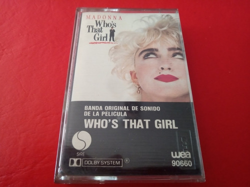 Madonna Who's That Girl Casete. Leer!!!