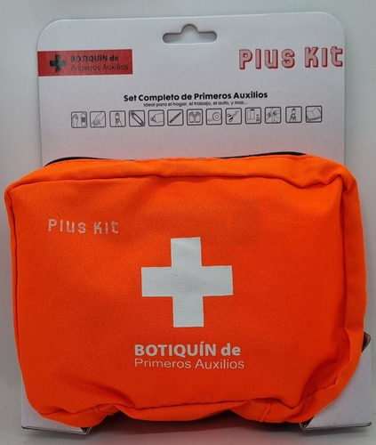 Botiquin De Primeros Auxilios Plus Kit Completo Impermeable 