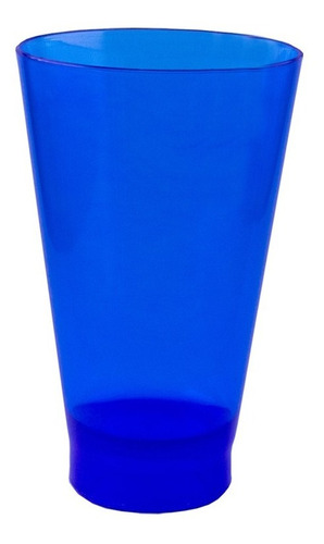 Eco Vaso Cónico Bazar Plástico Simil Vidrio Colores X 12 U.