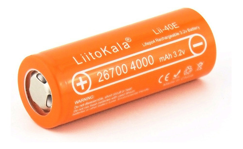 Bateria 26700 40e 4000 Mah Reales 3.2v Lifepo 