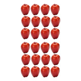 A 24 Manzanas Artificiales, Fruta Roja Deliciosa Para La