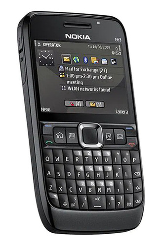 Teléfono Recto Nokia E63 /3g Para Estudiantes Mayores, Sin W