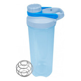 Vaso Shaker Deportivo Ergonómico 700 Ml + Mezclador Metálico