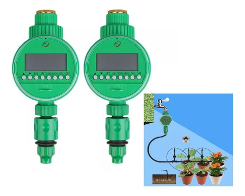 Pack 2 Programadores De Riego Automático - Timer Digital