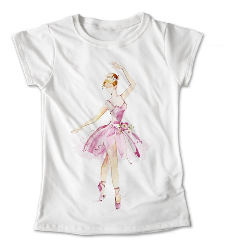 Blusa Bailarina Ballet Rosa Colores Playera Estampado #284