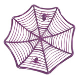 F Spider Net Candy Cesta De Plástico Telaraña Halloween P 6
