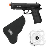 Pistola Pressão Swiss Arms Full Metal 4.5 + Coldre C/ Gancho