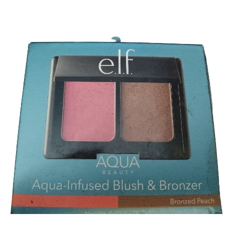 E.l.f Acqua Infused,blush And Bronce, Bronce Peach Y Violet.